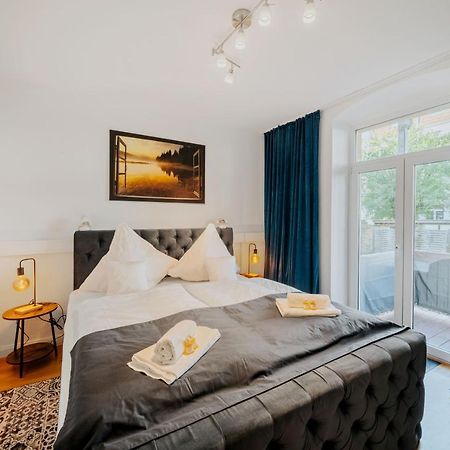 Blissplace 3 Zi Premium Apartment Nahe Getec Arena Mit Kingsize Betten Und Balkon 马格德堡 外观 照片