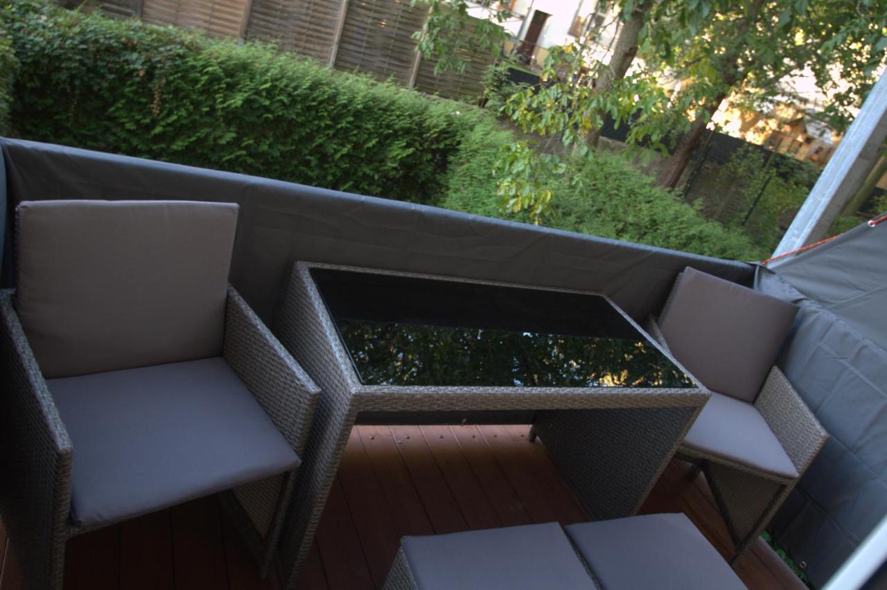 Blissplace 3 Zi Premium Apartment Nahe Getec Arena Mit Kingsize Betten Und Balkon 马格德堡 外观 照片